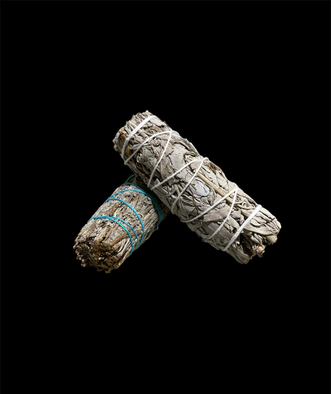 White and Blue Sage Bundle Duo