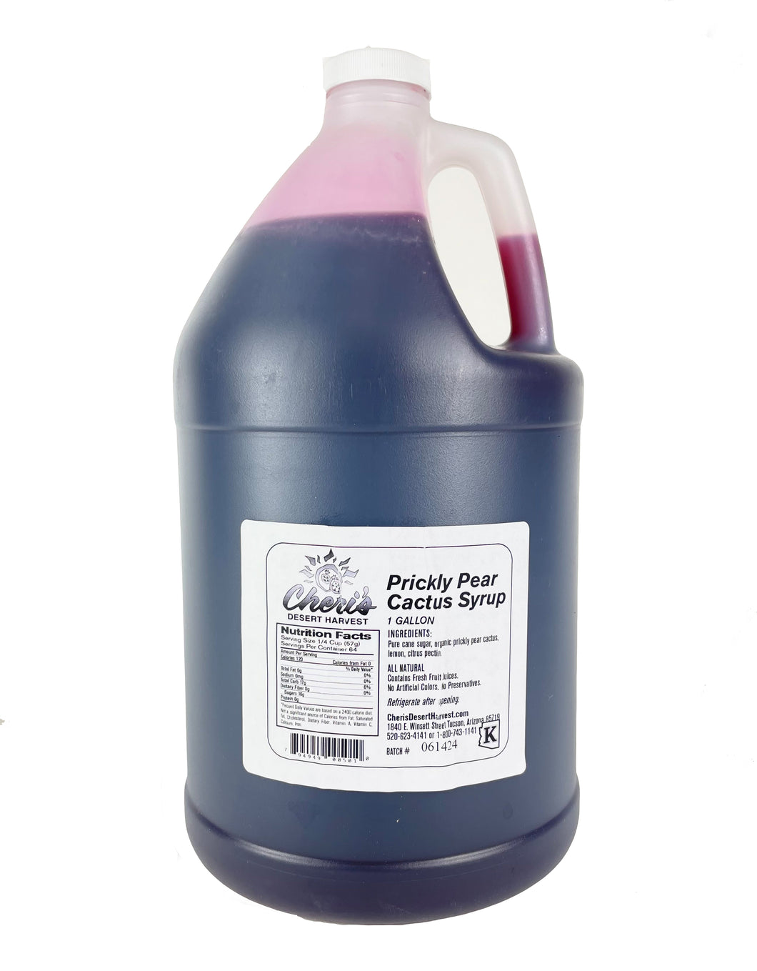 Prickly Pear Syrup-Gallon