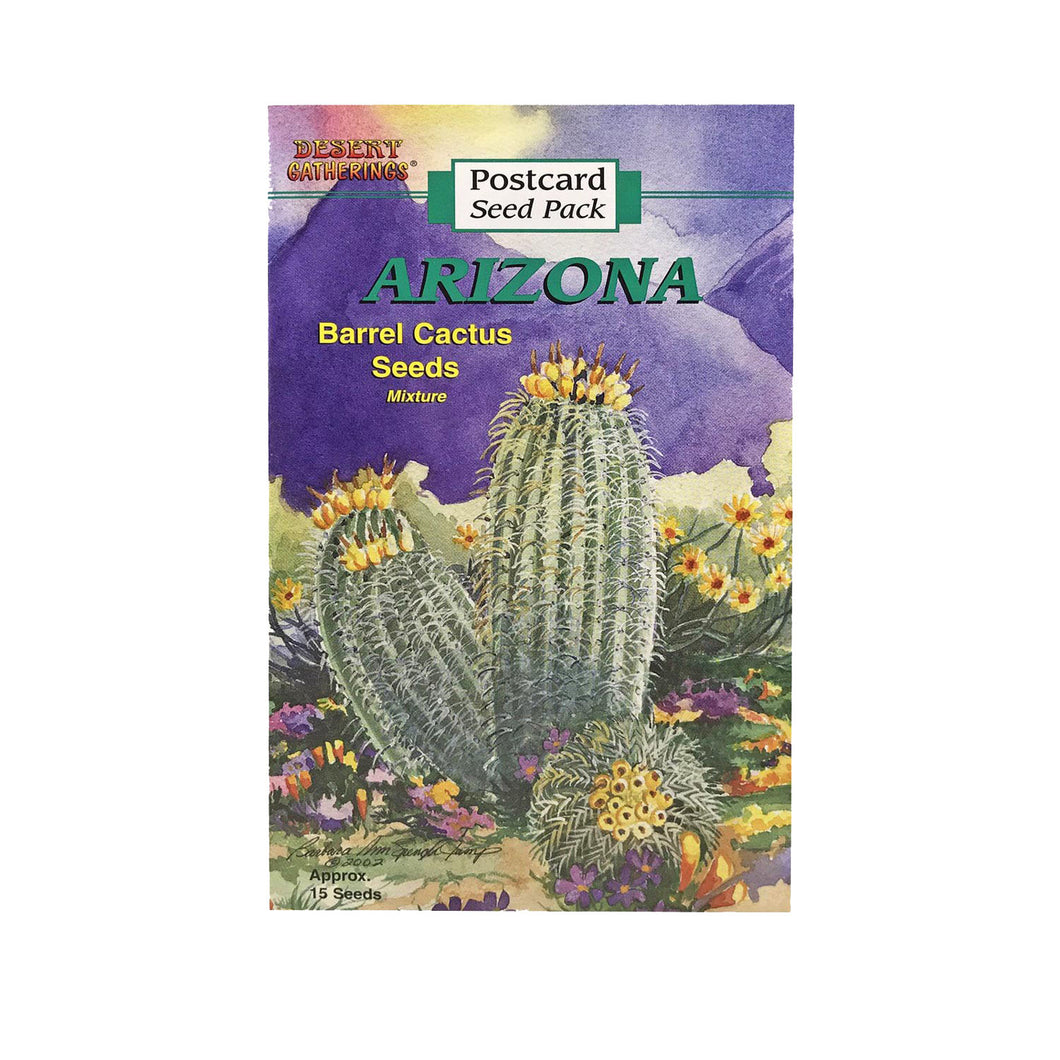 Barrel Cactus Seed Postcard